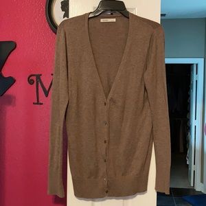 Brown cardigan